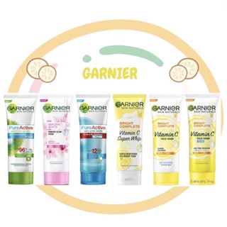 ✨ ของแท้/พร้อมส่ง ✨ GARNIER SKIN NATURALS โฟมล้างหน้าการ์นิเย่ ปริมาณ 100 มล.