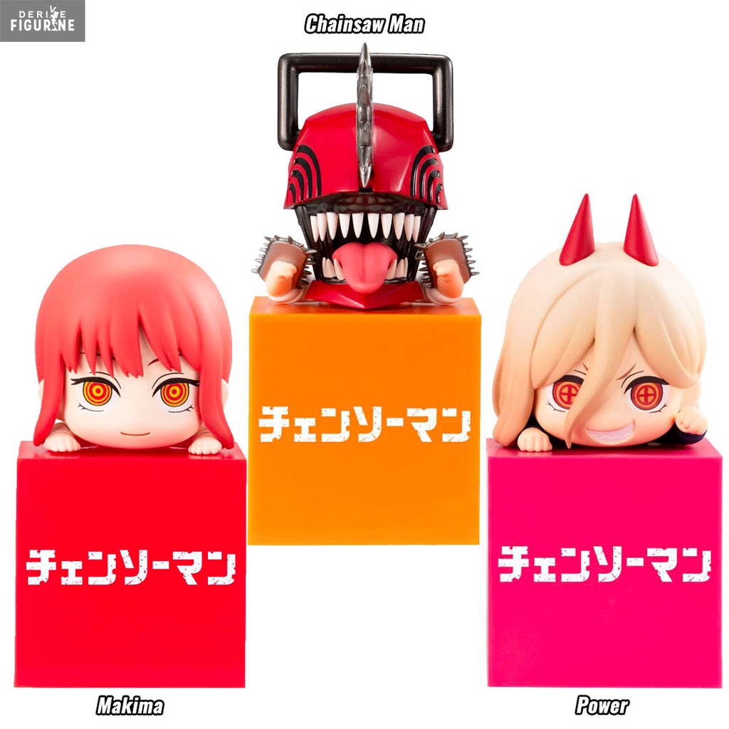 [ Figure แท้ ] Chainsaw Man Hikkake Figure Set - Chainsaw Man & Makima & Power 3 ตัวละคร [ FuRyu ]