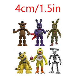 Fnaf ฟิกเกอร์ ของเล่น Five Nights At Freddy's สําหรับเด็ก 4 ชิ้น bonnie foxy chica ตั้งค่า