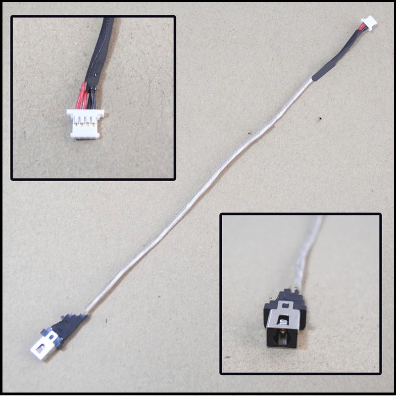 แล็ปท็อปใหม่ DC Power Jack สายชาร์จพอร์ตสําหรับ Lenovo โยคะ 710-14IKB 710-15IKB 710-14ISK 710-15ISK 