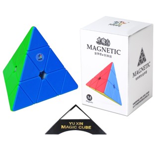 Yuxin Little Magic Pyraminx ลูกบาศก์เหล็ก ความเร็ว 3x3