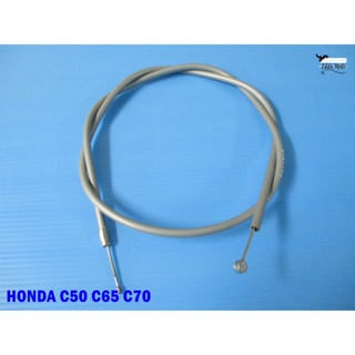 HONDA C50 C65 C70 THROTTLE CABLE “GRADE A” (GREY) (L. 85.5 cm.)  // สายคันเร่ง สายเร่ง อย่างดี สีเทา สินค้าคุณภาพดี