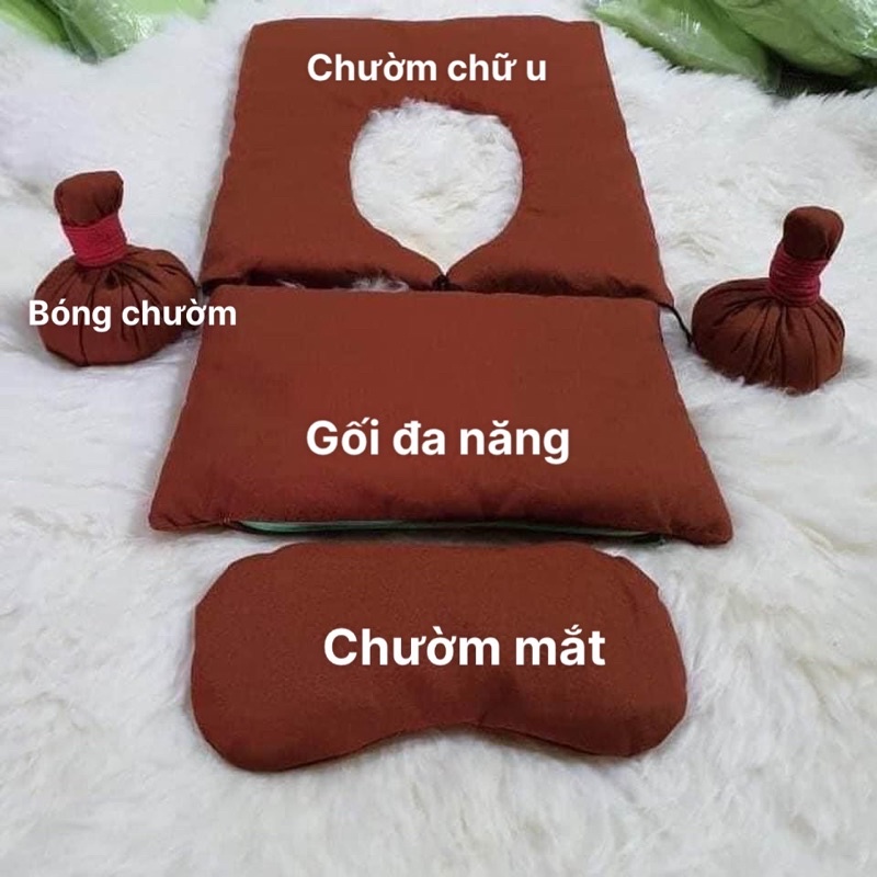 ลูกประคบสมุนไพรสําหรับตา ไหล่ คอ เท้า หน้าท้อง หลัง