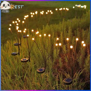 ❉ดีที่สุด❉โคมไฟ LED รูปหิ่งห้อย สําหรับตกแต่งสวน สนามหญ้า 2 ชิ้น