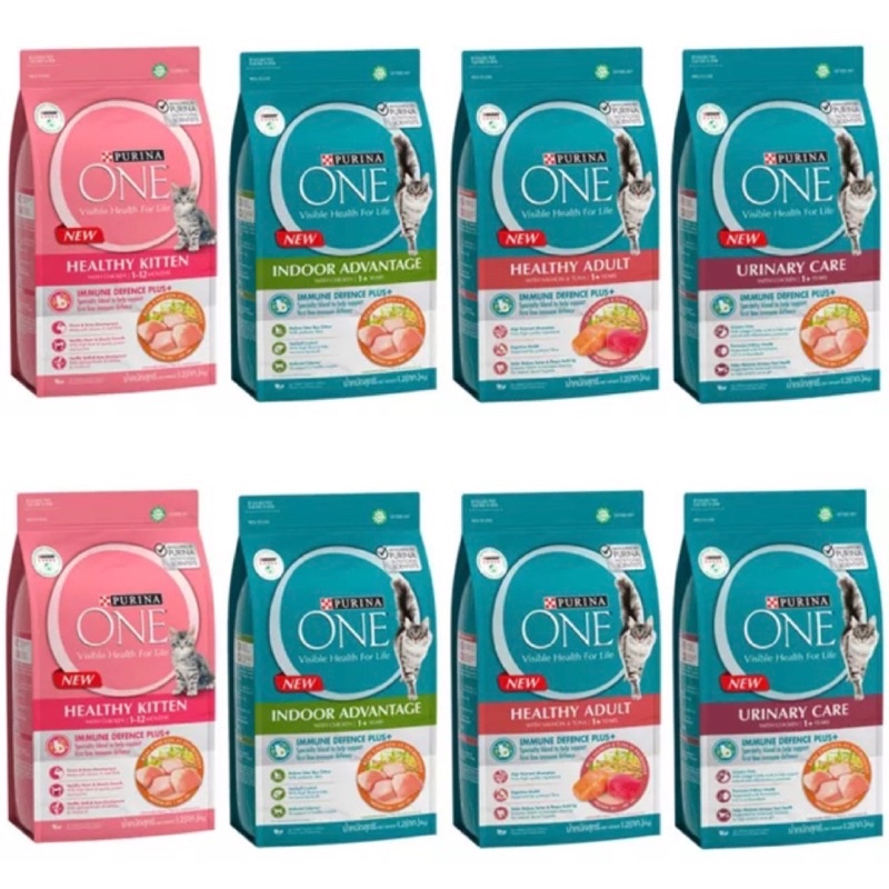 Purina One เพียวริน่าวัน อาหารแมวเกรดพรีเมียม ขนาด 1.2 kg.