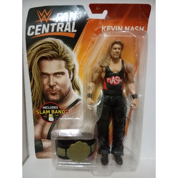 (กล่องความเสียหาย) Mattel WWE Basic Fan Central Kevin Nash NWO Wrestling Action Figure