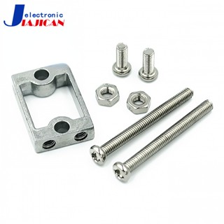 TT Motor Bracket ชั้นวางมอเตอร์อลูมิเนียมอัลลอยด์รถเข็นอัจฉริยะแชสซีล้อป้อนสกรูรัด