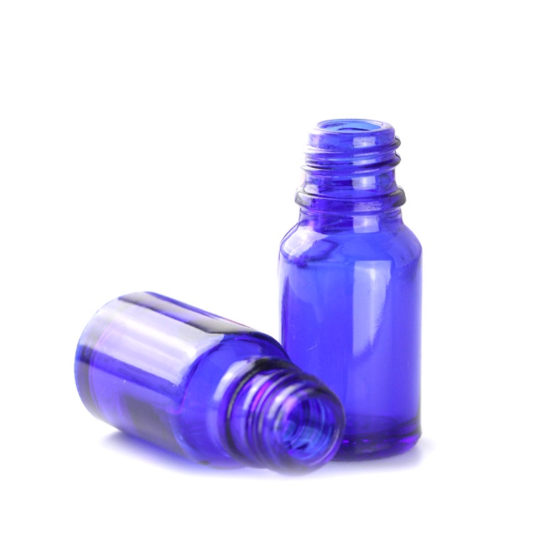 พร้อมส่ง5/10/15/20/30/50/100mlขวดแก้วอโรม่าเปล่าสีบลู จุกหยดใส่เซรั่ม น้ำมันหอมระเหย น้ำหอม สารเคมี เอนกประสงค์diyมาก