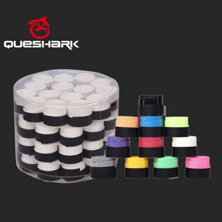 QUESHARK เทปพันด้ามจับไม้แบดมินตัน และคันเบ็ดตกปลา กันลื่น กันเหงื่อ 60 ชิ้น