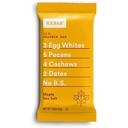 Rxbar Maple Sea Salt Protein Bar 52g. อาร์เอ็กซ์บาร์เมเปิลซีซอลท์โปรตีนบาร์ 52กรัม