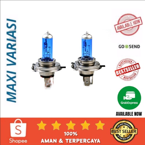 PIAA EURO LED H4 12VOLT 100 วัตต์ XENON SUPERWHITE BULB 2 ชิ้น