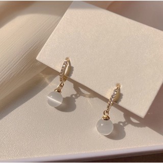 snowball drop - morning.earrings