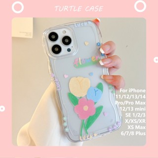 [ขายส่ง] ญี่ปุ่นและเกาหลีใต้ อะคริลิค ลูกไม้ เคสป้องกัน สําหรับ Apple iPhone 14131211 Promax XS XR xsmax se2020 678 plus mini เคส