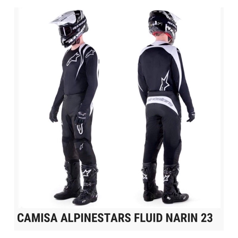 ของแท้พร้อมส่ง ไม่เเท้รับคืนชุดวิบากโมโตครอส alpinestar รุ่น FLUID NARIN ใหม่ล่าสุดของแท้ - รูปที่ 2