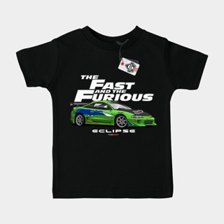 เสื้อยืด ลาย Karimake MITSUBISHI ECLIPSE FURIOUS BRIAN O CONNOR JDM LEGEND สําหรับเด็ก