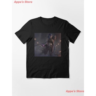 LOL Arcane JINX ARCANE JINX Essential T-Shirt เกมจลาจล เสื้อยืดพิมพ์ลาย ผู้ชายและผู้หญิง