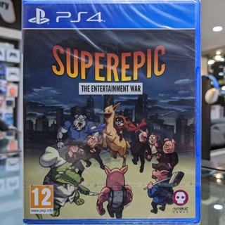 (ภาษาอังกฤษ) มือ1 PS4 Superepic The Entertainment War แผ่นPS4 เกมPS4 (เล่นกับ PS5 ได้ Super Epic The Entertainment War)