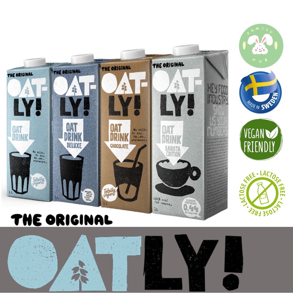 Oatly Oat Drink เครื่องดื่มโอ๊ตจากสวีเดน มีให้เลือก 4 รสชาติ
