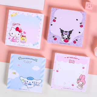 Sanrio สมุดโน้ต เมโม่ ขนาดเล็ก แบบพกพา เครื่องเขียน โรงเรียน 100 ชิ้น