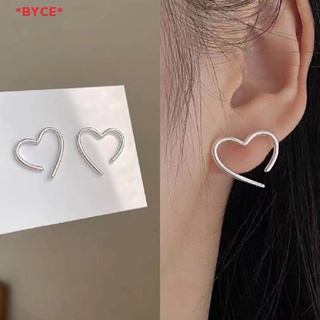 Byce&gt; 1 คู่ วินเทจ รัก หัวใจ กลวง โลหะ ต่างหูสตั๊ด สําหรับผู้หญิง เรขาคณิต ที่เรียบง่าย รูปหัวใจ พีช หัวใจ ต่างหู เครื่องประดับ ปาร์ตี้ ใหม่