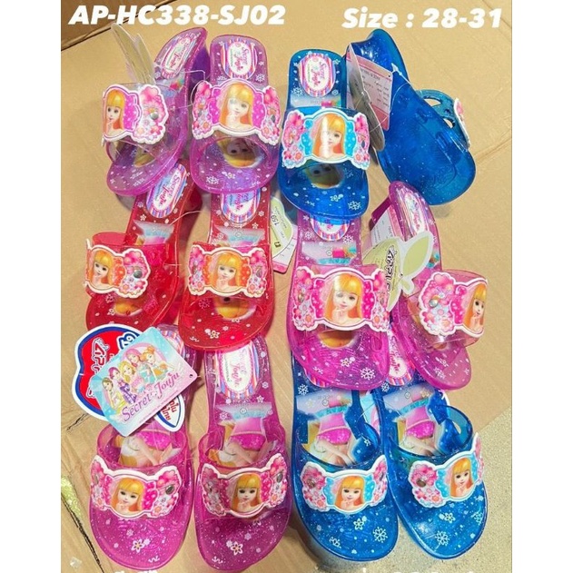 Red Apple รองเท้าส้นแก้วของเด็กมีไฟ รุ่น AP-H338-SJ02