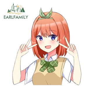 Earlfamily สติกเกอร์ไวนิล The Quintessential Quintuplets กันน้ํา กันรอยขีดข่วน 13 ซม. x 11.5 ซม. สําหรับติดตกแต่งรถยนต์ รถจักรยานยนต์ รถบรรทุก หน้าต่าง