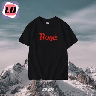 LD เสื้อยืดคัตตอน เสื้อยืดเเฟชั่น Rose So on เสื้อยืดทรง Oversize ลาย เสื้อยืดคอกลม