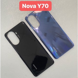 ฝาหลังnova  Y70 ฝาหลังnova Y70 สีเงินสีดำ