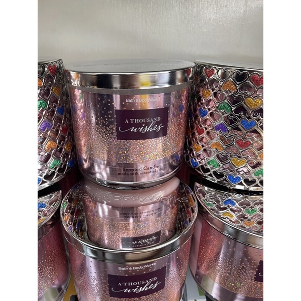 Bath & Body Works A Thousand Wishes A Thousand Wishes3-Wick Candle 411 g. เทียนหอม ของแท้