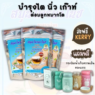 ฟรีกระป๋องน้ำ(3ห่อ มี60ซอง) สมุนไพรมาโนช บำรุงไต ลดอาการปวดหลัง ข้อ ปัสสาวะมีกลิ่น