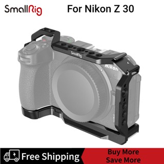 SmallRig Nikon Z 30 Camera Cage for Nikon Z 30,Aluminum Alloy Cage with Cold Shoe Mount for Microphone and LED Light for Vlogging 3858