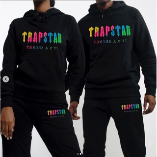 Trapstar ผ้าขนหนู ผ้าฟลีซ ปักลาย สีรุ้ง