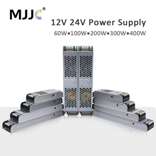 อะแดปเตอร์แปลงพาวเวอร์ซัพพลาย DC 24V 12V LED AC 220V 230V 110V 60W 100W 200W 300W 400W สําหรับแถบไฟ LED