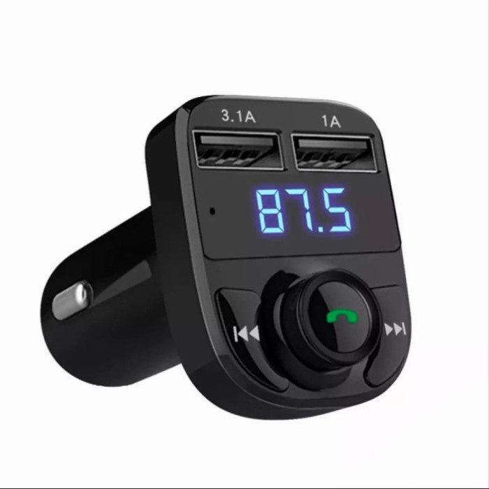 บลูทูธ car Charger FM Transmitter Audio Digital Display CARX8 DUA โมเดิร์น N2C0 คุณภาพสูงเรียบง่ายแน