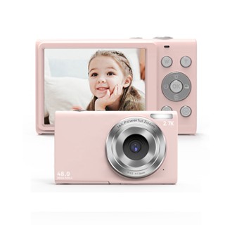 NEWMINE กล้องดิจิตอลคอมแพค ขนาดเล็ก Digital Camera 48 ล้านพิกเซลกล้องดิจิตอล HD แบบพกพา