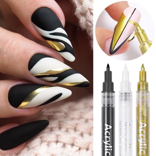 🇹🇭[แยกสี] ปากกาเพ้นท์เล็บ ปากกาแต่งเล็บ Nail Art Graffiti Pen Nail Art Drawing Pen