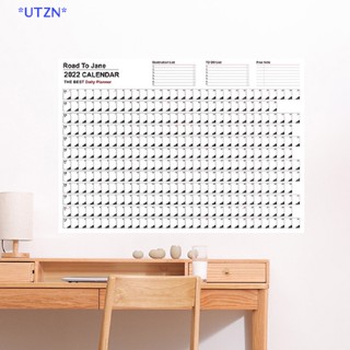 UTZN&gt; 2023 Calendar Simple Daily Schedule Planner Sheet To Do List Hanging Yearly Weekly Annual Planner Agenda Organizer Office new