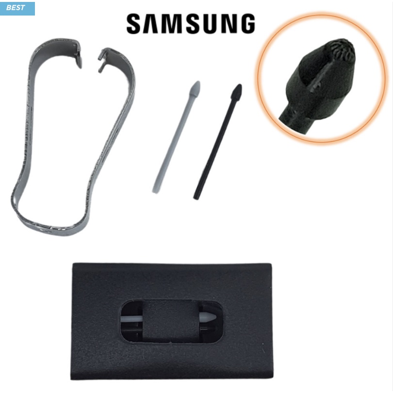 SAMSUNG ของแท้ แหนบปากกา 2 ชิ้น และชุดปากกา สําหรับ Galaxy Tab S7 S7+ FE S6 lite S8 S8+ s9 s9+ ultra S