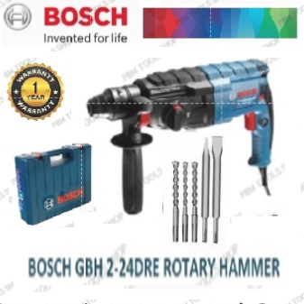 สว่านกระแทก Bosch GBH2-24DRE สว่านโรตารี่ 3 ฟังก์ชั่น สว่านค้อน GBH 2-24 DRE