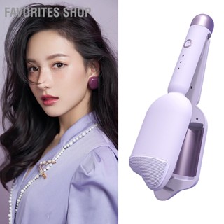 Favorites Shop Egg Roll Curling Iron Hair Waving 3 Gears Professional Fast Drying Wand L Purple 36mm