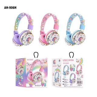 หูฟังบลูทูทลาย โพนี่ การ์ตูนน่ารัก เสียงดี Wireless Headphones AH906H