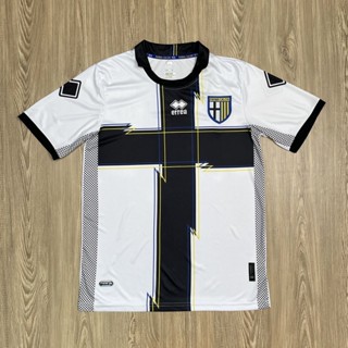 เสื้อบอล Parma ฤดูกาล 2023 เนื้อผ้าโพลีเอสเตอร์แท้ เกรดแฟนบอล AAA