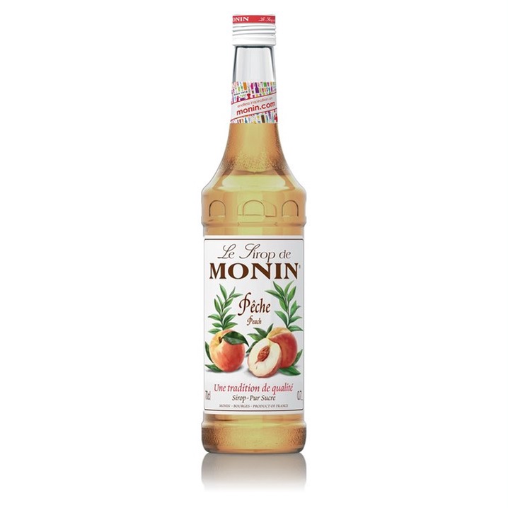(แบ่งขาย) โมนิน ไซรัป Peach (Monin Syrup Peach) 150 ml.