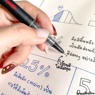 Rotring ปากกาโรลเลอร์บอล Roller Ball POINT PEN 0.5 MM. (ของแท้) จำนวน 1 ด้าม