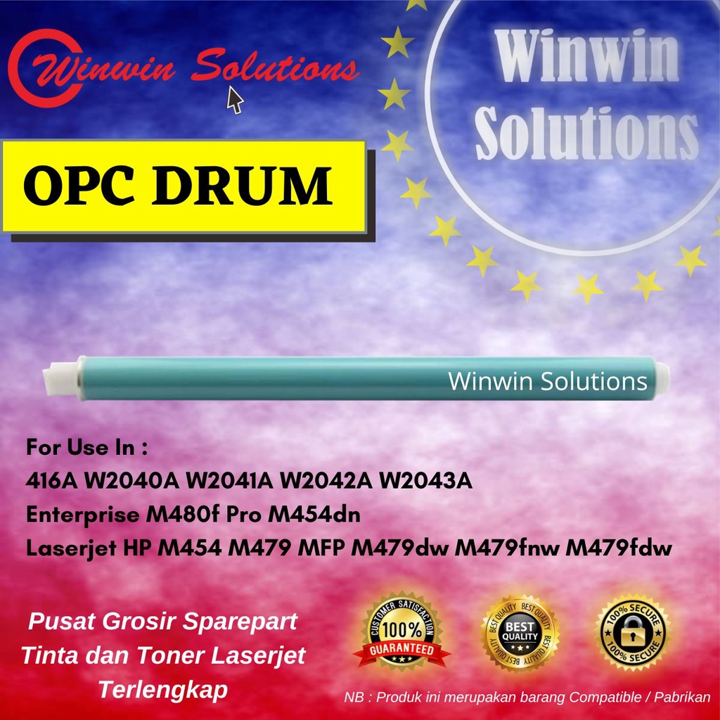 OPC กลอง 416A W2040A W2041A W2042A W2043A M479fnw M479fdw Enterprise M480f Pro M454dw M454nw M454 M4