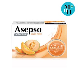 Asepso Vitaplus Melon Fresh สบู่อาเซปโซ วีต้าพลัส กลิ่นเมลอน เฟรช 70 กรัม 1 ก้อน (02052)