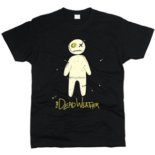 ส่งเร็ว เสื้อยืดลําลอง ผ้าฝ้าย แขนสั้น พิมพ์ลาย Dead Weather แฟชั่นสําหรับผู้ชาย