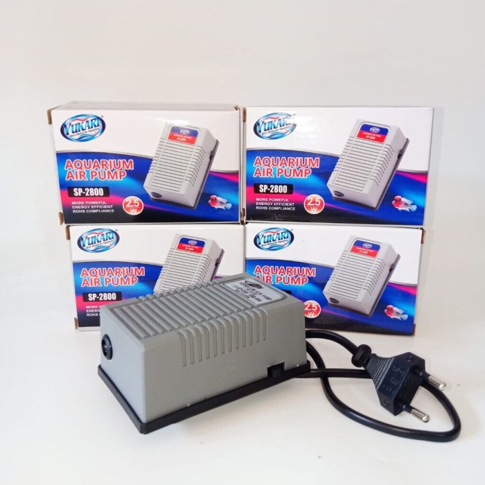 MESIN YUKARI ปั๊มลมเครื่องปั๊มลมเครื่องเติมอากาศ YUKARI SP 2800 1 หลุม 2.5 วัตต์