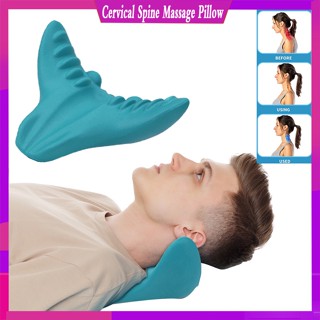 หมอนนวดกระดูกสันหลังส่วนคอ ไหล่ แบบพกพา Shiatsu cervical massage pillow