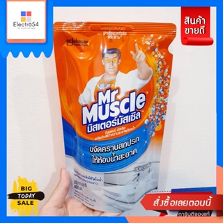 พร้อมส่ง !! รีฟิลน้ำยาทำความสะอาดห้องน้ำ MR.MUSCLE 400 มล. ทำความสะอาดห้องน้ำ 3อิน1 แบบเติมReady to ship!! Refill toilet